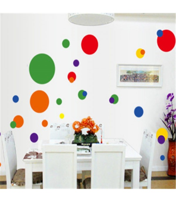 Wall Sticker Dotted Pattern Living Room Background Wall Decoration