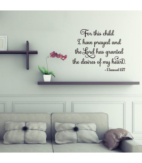 One Piece Wall Sticker Creative English Proverbs Pattern Living Room Bedroom Wallpaper