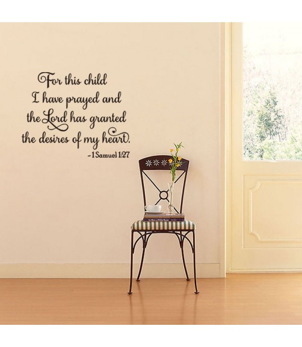 One Piece Wall Sticker Creative English Proverbs Pattern Living Room Bedroom Wallpaper