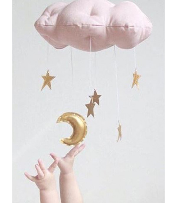 Wall Hanging Decoration Lovely Cloud Shaped Bedroom Decorative Display