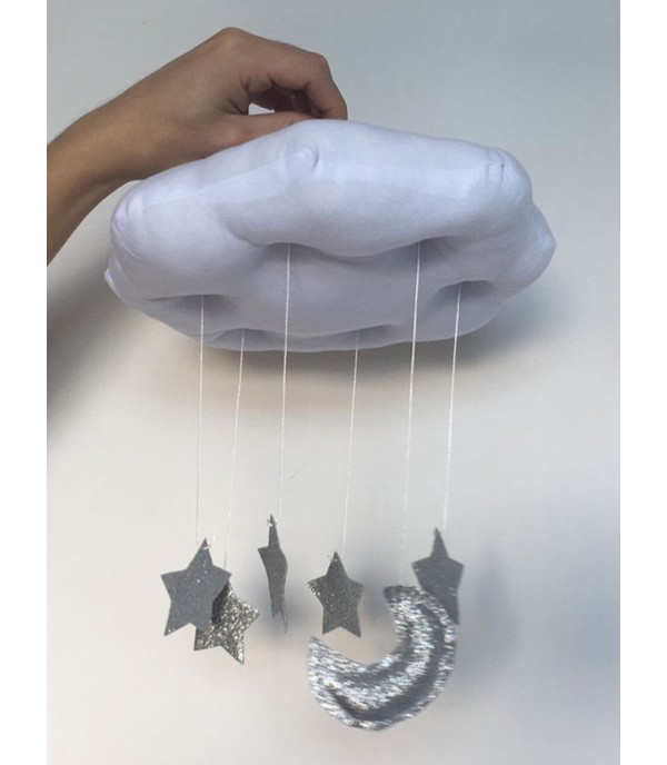 Wall Hanging Decoration Lovely Cloud Shaped Bedroom Decorative Display