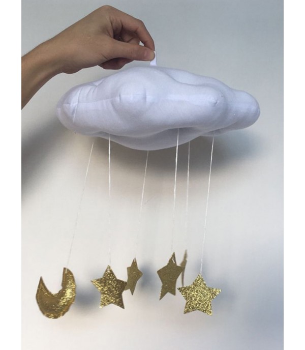 Wall Hanging Decoration Lovely Cloud Shaped Bedroom Decorative Display