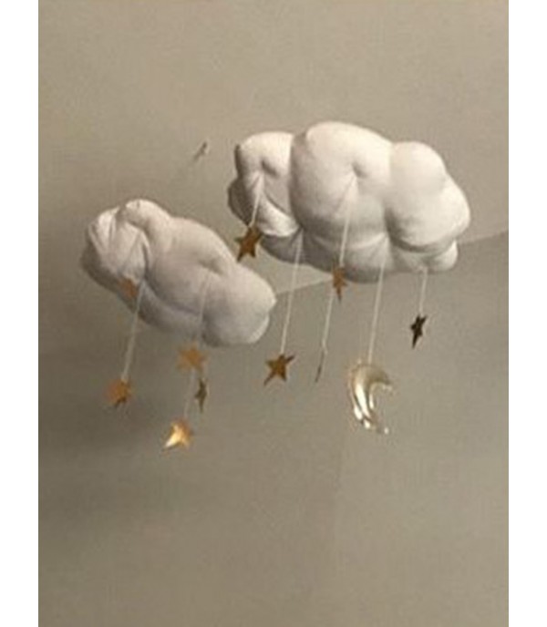 Wall Hanging Decoration Lovely Cloud Shaped Bedroom Decorative Display