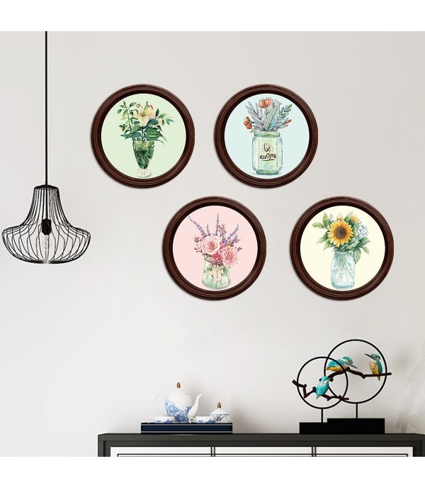 4 Pcs Wall Sticker 3D Creative Designed Decorative Sticker