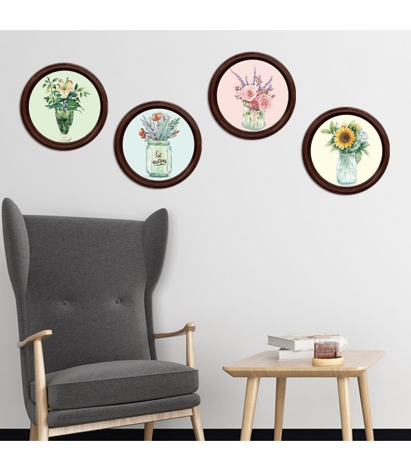 4 Pcs Wall Sticker 3D Creative Designed Decorative Sticker