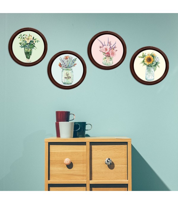 4 Pcs Wall Sticker 3D Creative Designed Decorative Sticker