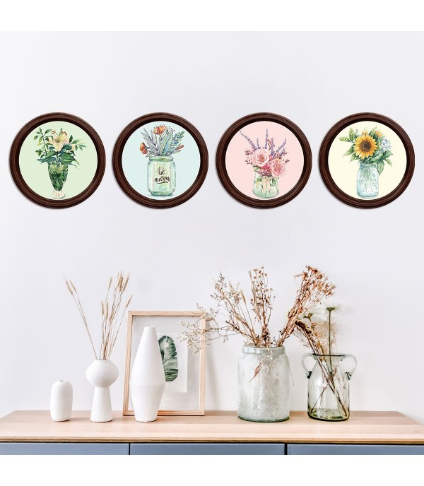 4 Pcs Wall Sticker 3D Creative Designed Decorative Sticker