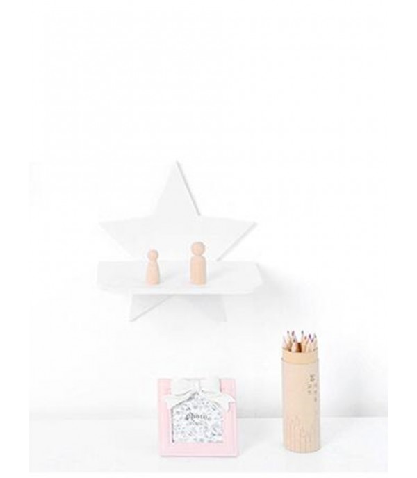 1Pc Wall Shelf Star Shape Design Adorable Creative Sundries Container Wall Art