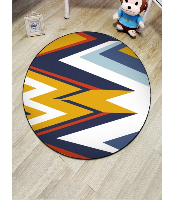 Living Room Floor Mat Modern Style Fashion Geometry Pattern Antiskid Mat