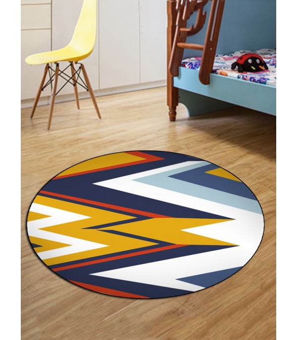 Living Room Floor Mat Modern Style Fashion Geometry Pattern Antiskid Mat