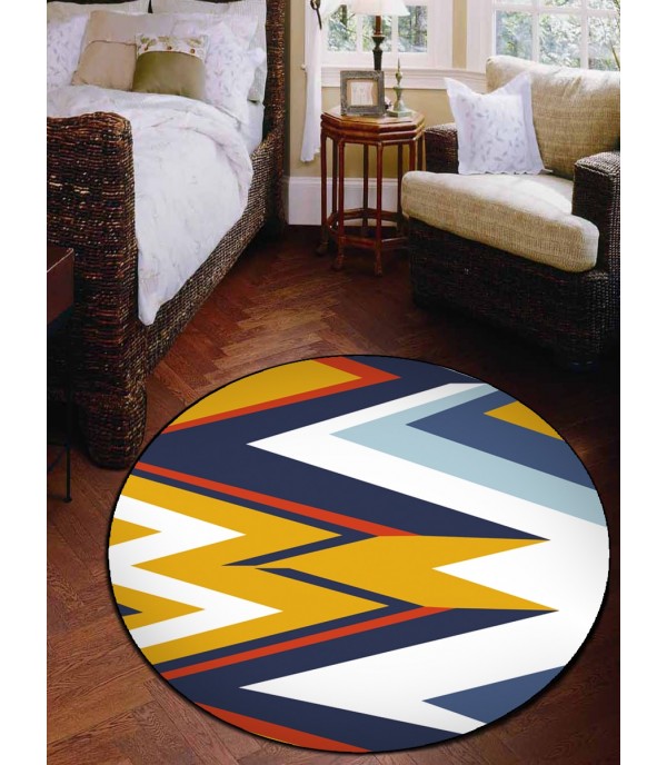 Living Room Floor Mat Modern Style Fashion Geometry Pattern Antiskid Mat