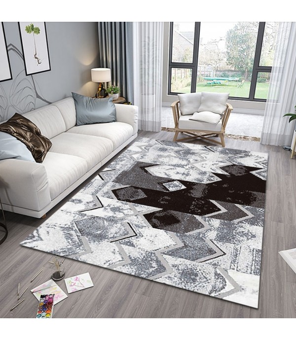 Bedroom Carpet Modern Non-Skid Stylish Rectangular Living Room Rug