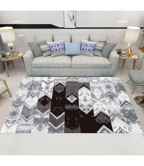 Bedroom Carpet Modern Non-Skid Stylish Rectangular Living Room Rug