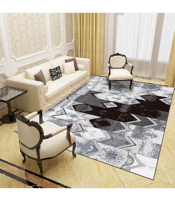 Bedroom Carpet Modern Non-Skid Stylish Rectangular Living Room Rug