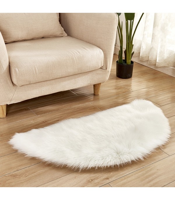 Living Room Floor Rug Semi-circular Simple European Soft Home Rug