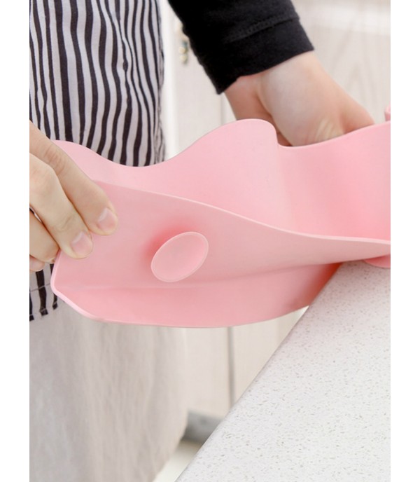 1Pc Kitchen Water Splash Guard Suction Cup Sink Baffle Anti-Splash Board Kitchen Gadget