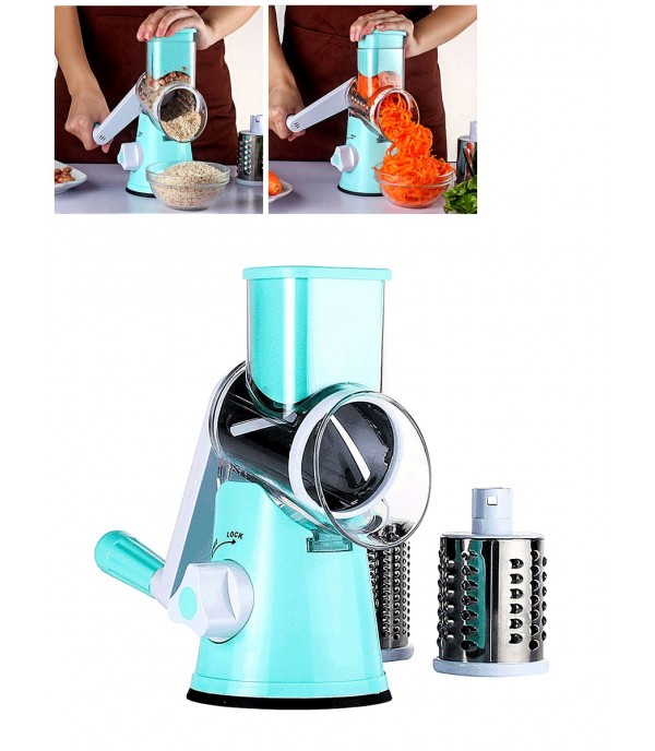 1Pc Multi-Functional Hand Crank Cheese Grater Vegetable Chopper Cutter Machine