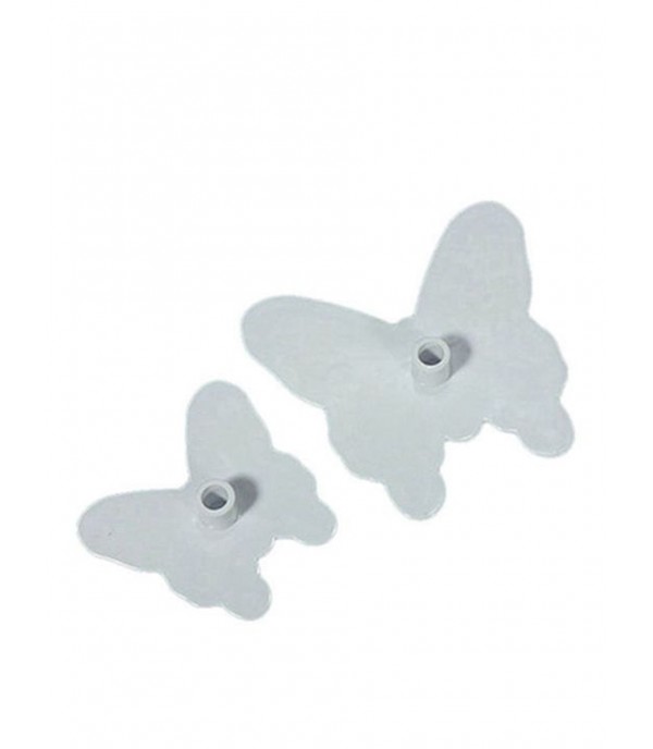 2 Pcs 3D Butterfly Fondant Mold Cake Decorating Cookie Plunger Chocolate Cutters Mold