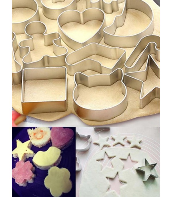 1Pc Sugar Biscuit Molds Cutter Cookies Frame DIY Cake Baking Moulds