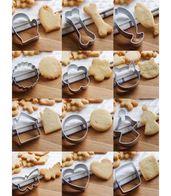 1Pc Sugar Biscuit Molds Cutter Cookies Frame DIY Cake Baking Moulds