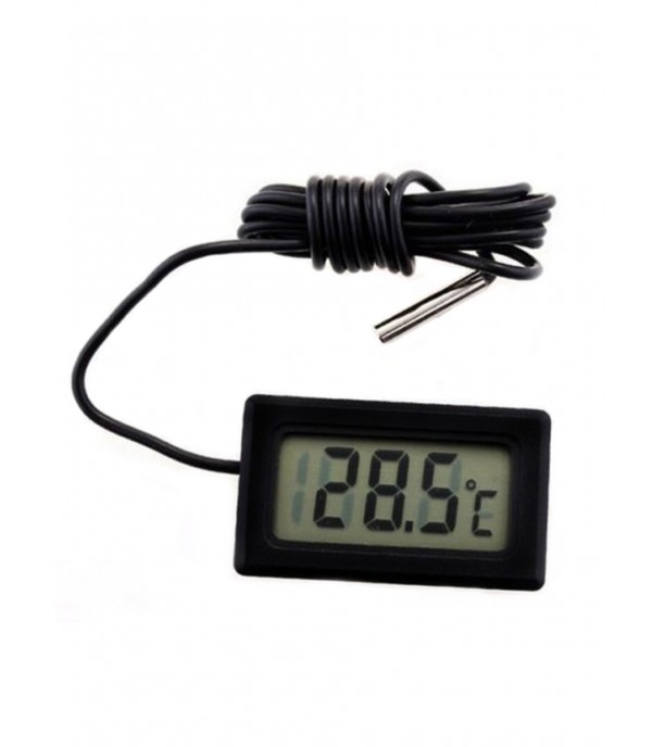 Digital LCD Thermometer Temperature Meter Gauge Probe Sensor Aquarium Refrigerator Temperature Gauge