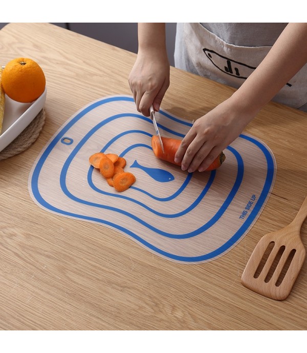 Flexible Chopping Mat Lightweight Cutting Board Mat Creative Kitchen Tool