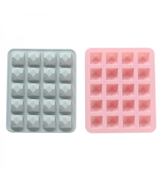 1Pc Diamond DIY Silicone Ice Cream Mold Popsicle Molds Ice Pop Stick Ice Cream Lolly Maker Tool