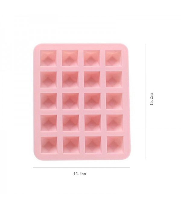 1Pc Diamond DIY Silicone Ice Cream Mold Popsicle Molds Ice Pop Stick Ice Cream Lolly Maker Tool