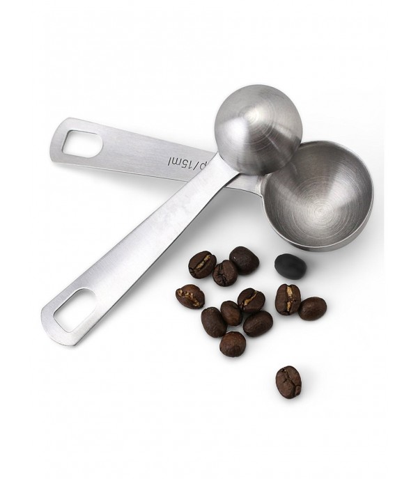 6Pcs Stainless Steel Measuring Spoons Set Measuring Dry and Liquid Ingredients Round Spoons