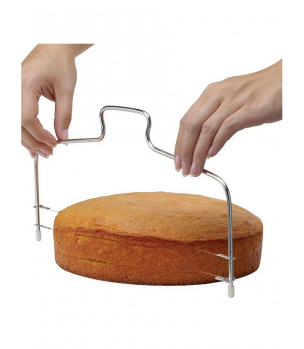 Bread Splitter Double-line Cake Slicer Slice Layered Baking Tools Adjustable Bread-cutter Baking Accessory