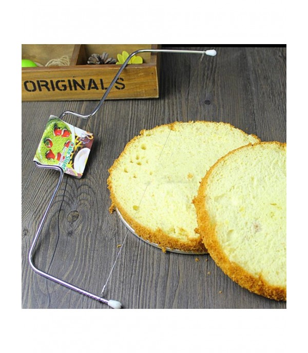 Bread Splitter Double-line Cake Slicer Slice Layered Baking Tools Adjustable Bread-cutter Baking Accessory