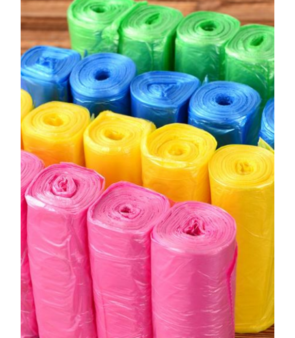 5 Volumes Colorful Large Garbage Bags