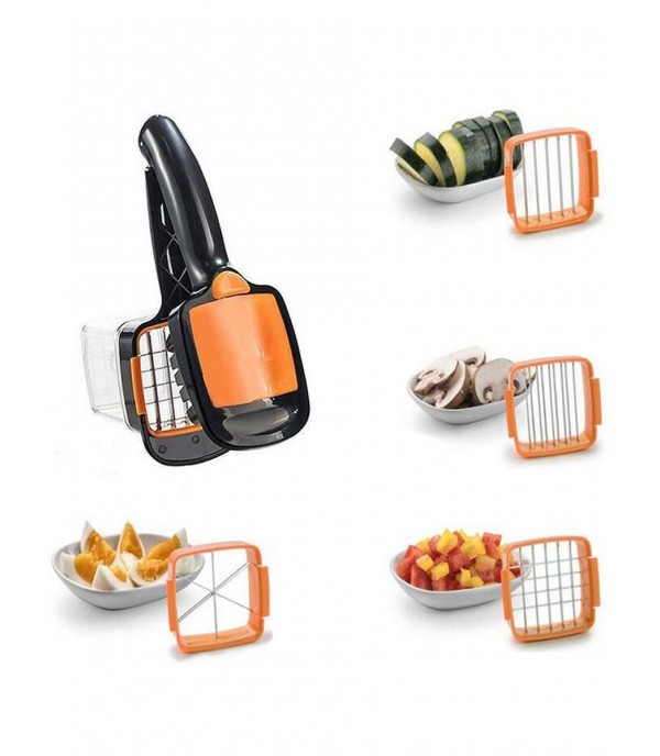 Nicer Quick Stainless Steel Vegetable Dicer Chopper Multi-functional Kitchen Onion Vegetable Cutter