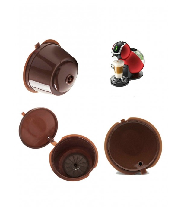 2Pcs Refillable Dolce Gusto coffee Capsule Dolce Gusto Refill