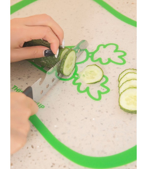 Kitchen Cutting Board Creative Cartoon Likable Transparent Fruit Cutting Mat