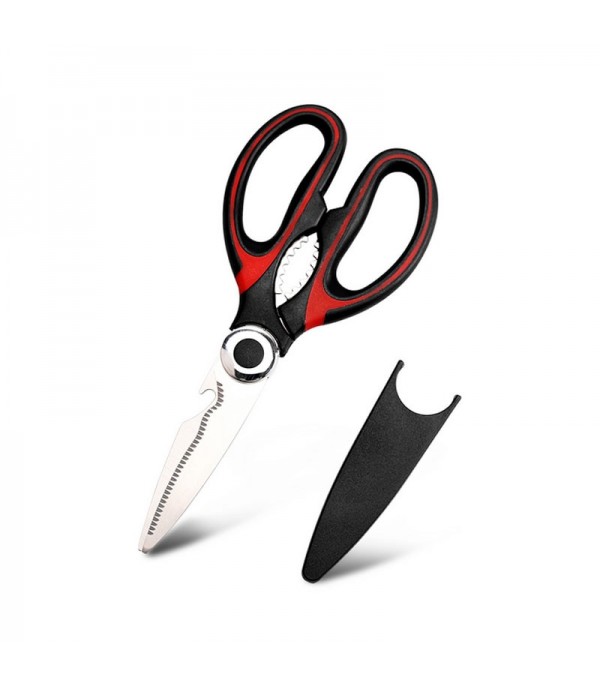 Kitchen Shears Colorblock Multi-Function Stainless Steel Kitchen Tool